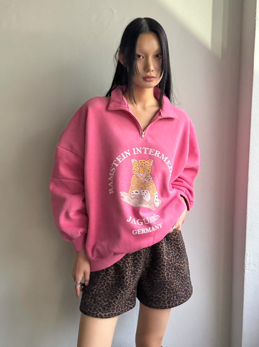 ANIMA韓國直郵女裝新款24秋冬職業人氣推薦熱賣衛衣拉絨拉鏈RIETTE衛衣