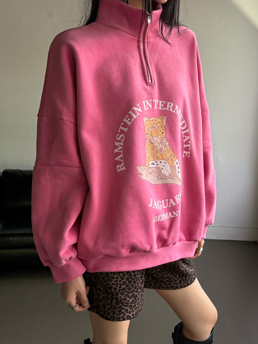 ANIMA韓國直郵女裝新款24秋冬職業人氣推薦熱賣衛衣拉絨拉鏈RIETTE衛衣