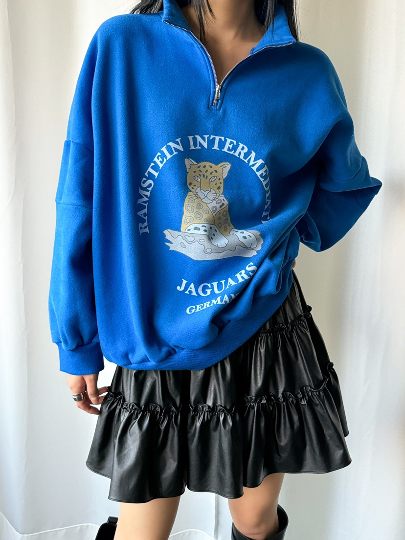 ANIMA韓國直郵女裝新款24秋冬職業人氣推薦熱賣衛衣拉絨拉鏈RIETTE衛衣
