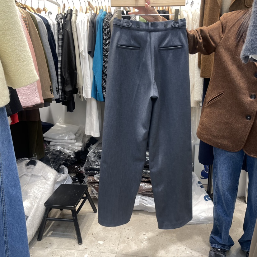 DUPLO韓國直郵東大門實拍女裝新款休閑時尚正裝褲西褲加絨拉絨ORRD正裝褲/西褲