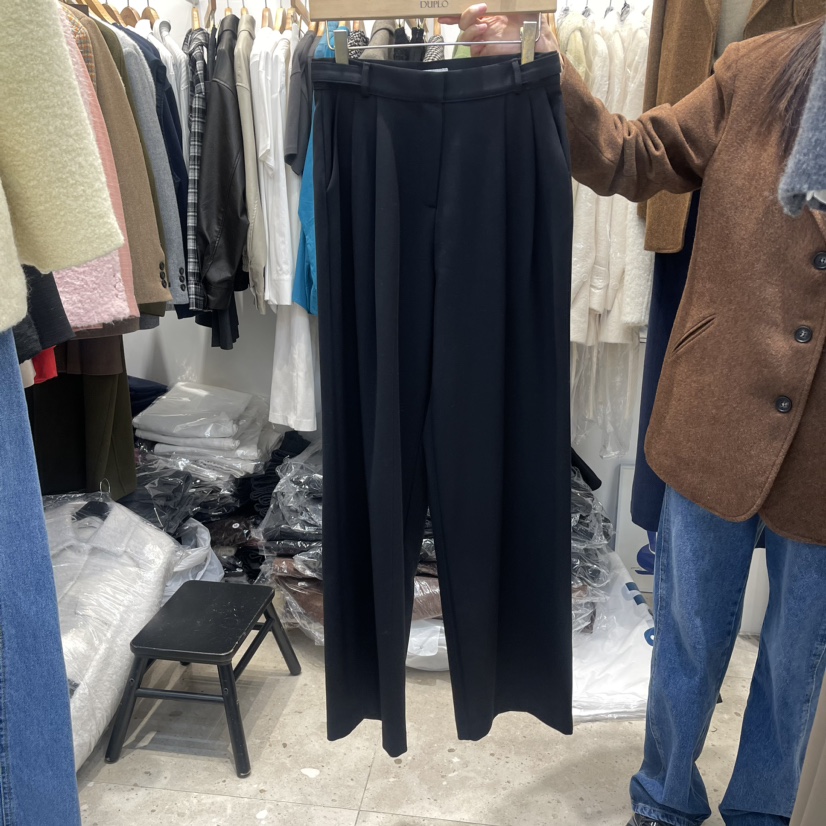 DUPLO韓國直郵東大門實拍女裝新款休閑時尚正裝褲西褲加絨拉絨ORRD正裝褲/西褲圖色2