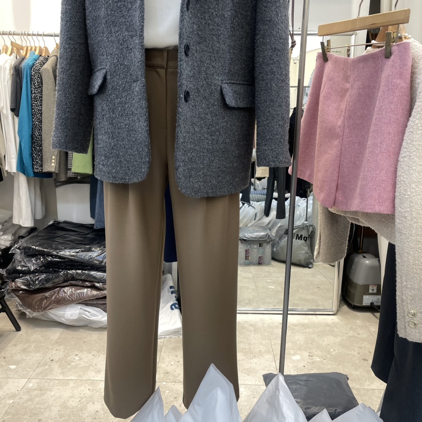 DUPLO韓國直郵東大門實拍女裝新款休閑時尚正裝褲西褲加絨拉絨ORRD正裝褲/西褲圖色3