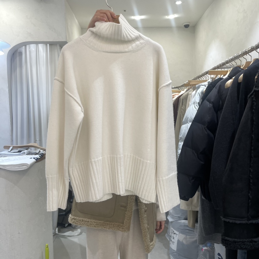 LE VASE韓國直郵女裝新品推薦24秋冬真品人氣職業時尚毛衣LE VASE毛衣圖色2
