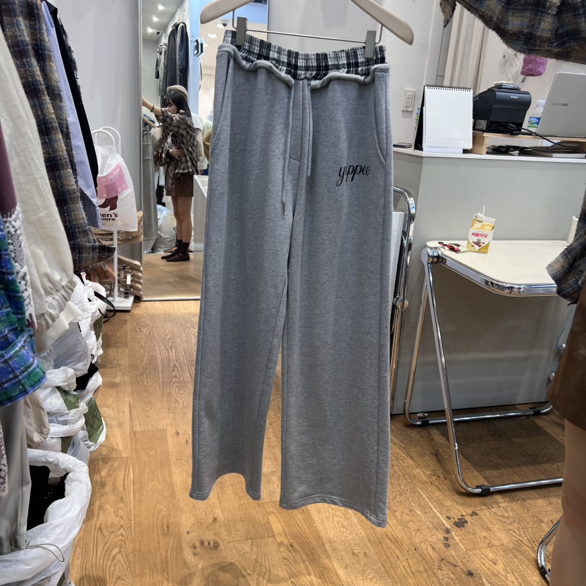 THE MOST韓國直郵東大門實拍女裝新款人氣24秋冬休閑褲不加絨THE MOST休閑褲圖色2