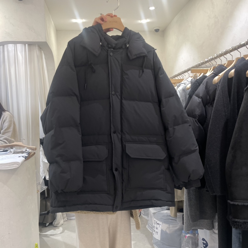 LE VASE直郵韓國代購女裝新品24秋冬長款羽絨服填充鴨絨LE VASE長款羽絨服圖色3