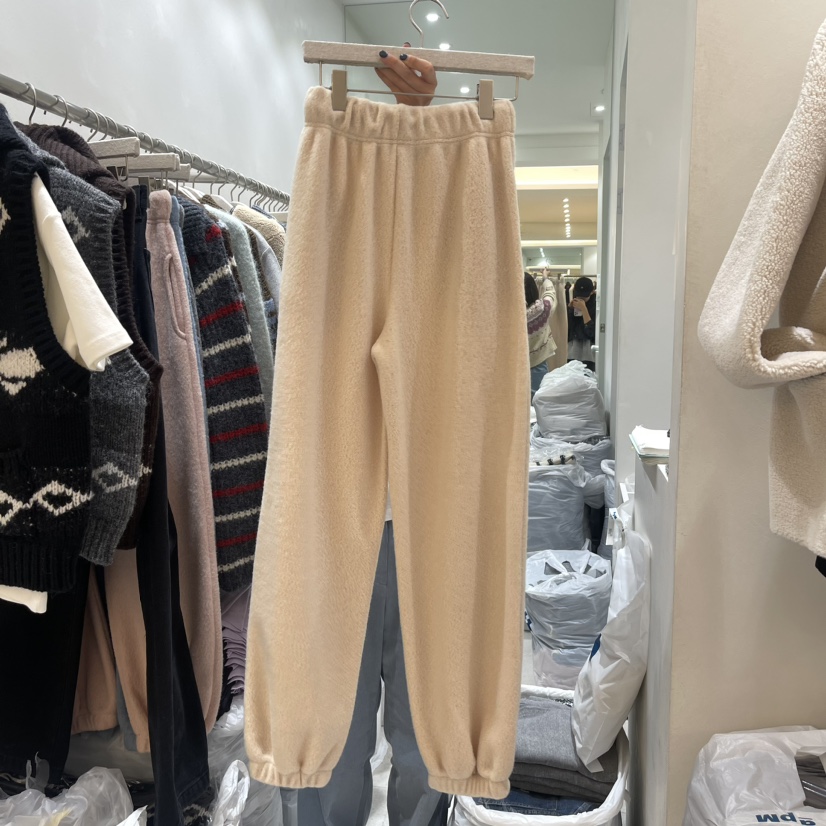 A.SOME韓國直郵東大門代購女裝新品時尚人氣熱賣休閑褲拉絲A.SOME休閑褲