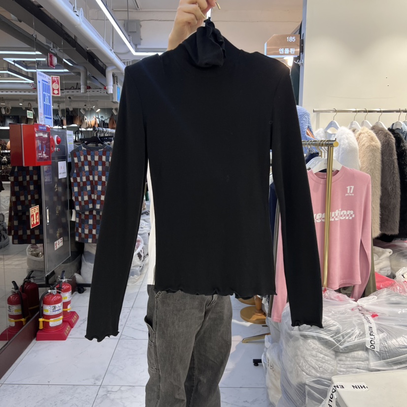 ENDOLPHIN韓國直郵東大門代購女裝新品職業24秋冬長袖T恤ENDOLPHIN長袖T恤圖色2