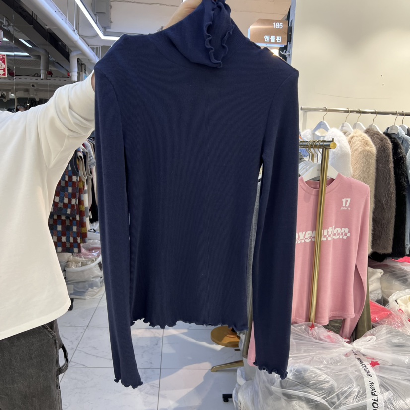 ENDOLPHIN韓國直郵東大門代購女裝新品職業24秋冬長袖T恤ENDOLPHIN長袖T恤圖色3