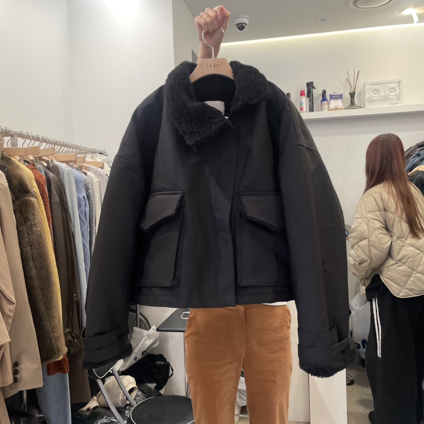 LEAP韓國直郵東大門代購女裝新款熱賣休閑人氣職業真品夾克NINESQUARED夾克圖色2