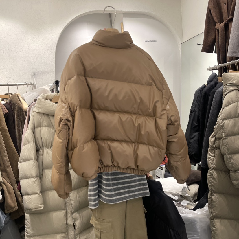 MONDAY TO SUNDAY直郵韓國代購女裝新品24秋冬短款羽絨服填充鴨絨MONDAY TO SUNDAY短款羽絨服