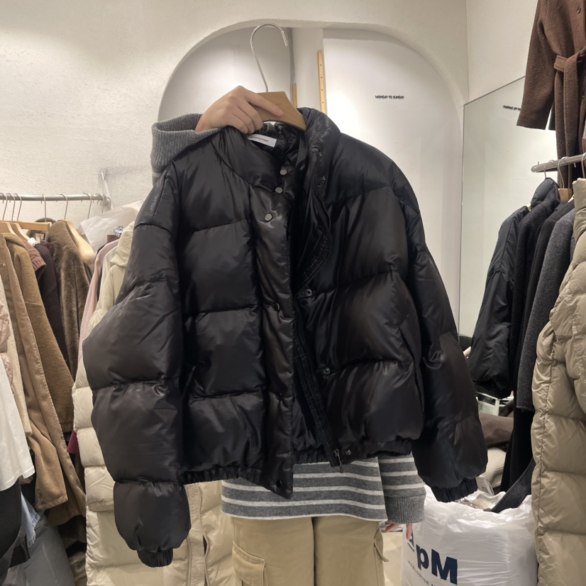 MONDAY TO SUNDAY直郵韓國代購女裝新品24秋冬短款羽絨服填充鴨絨MONDAY TO SUNDAY短款羽絨服圖色2