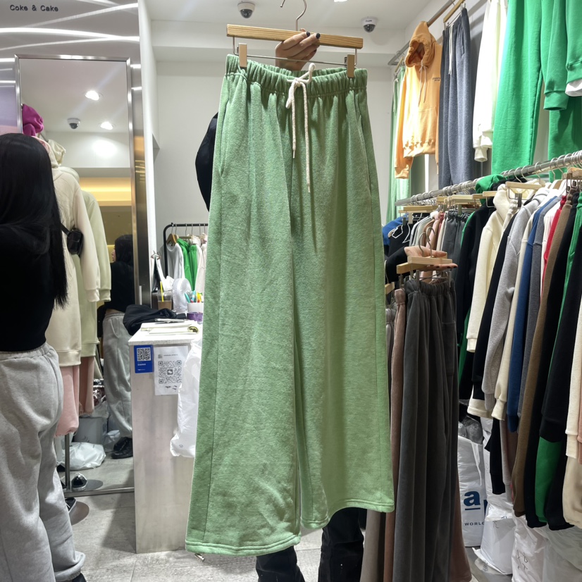 COKE CAKE直郵韓國代購女裝新款人氣時尚24秋冬休閑褲加絨CHAE休閑褲圖色3