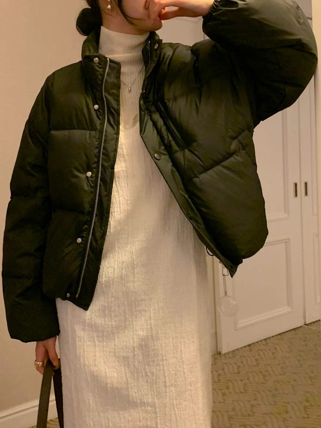 SIGNATURE韓國直郵女裝新品職業24秋冬時尚熱賣短款棉服填充SIGNATURE短款棉服圖色4