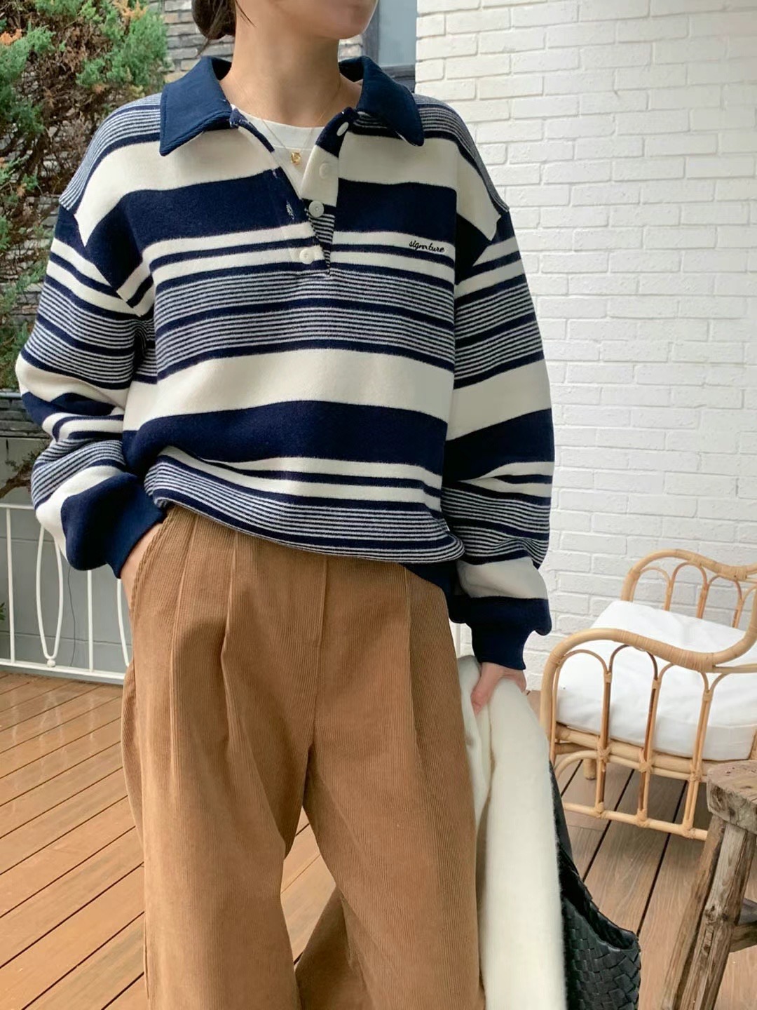 SIGNATURE直郵韓國代購女裝新款時尚職業熱賣人氣推薦24秋冬衛衣SIGNATURE衛衣圖色1