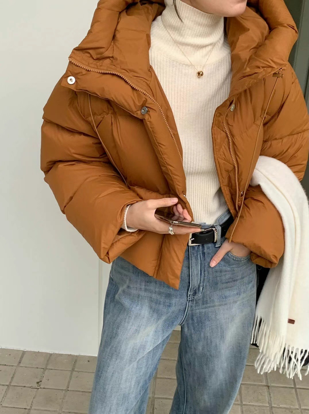 SIGNATURE韓國直郵女裝新款休閑時尚真品熱賣24秋冬短款羽絨服SIGNATURE短款羽絨服圖色4