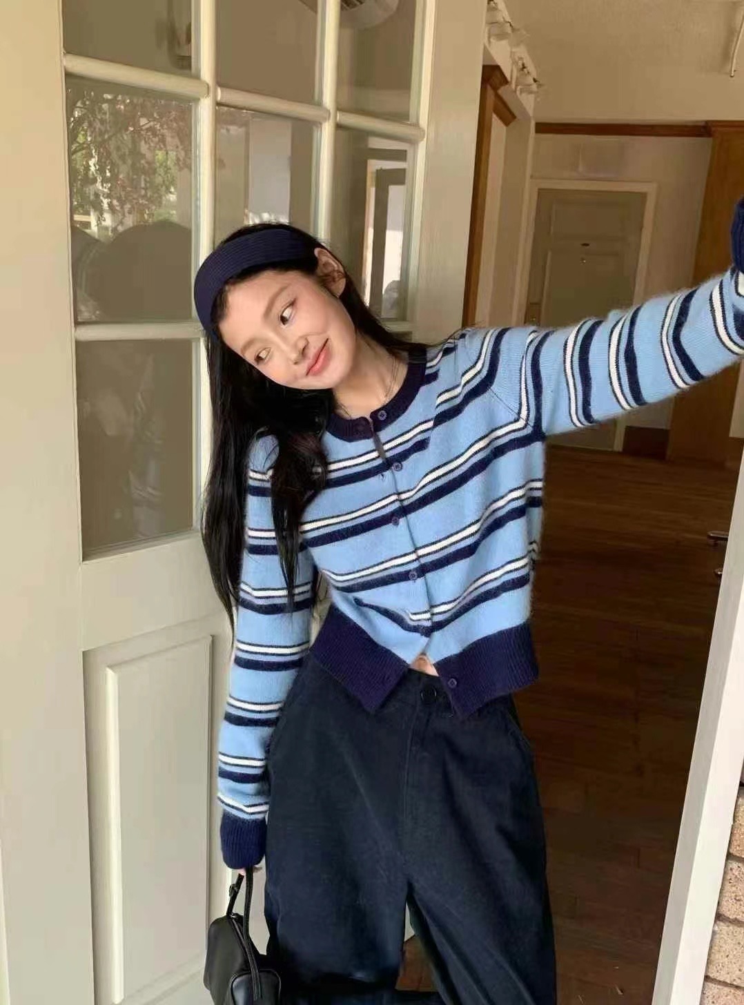 IN A ROW韓國直郵東大門代購女裝新品真品熱賣推薦針織衫IN A ROW針織衫