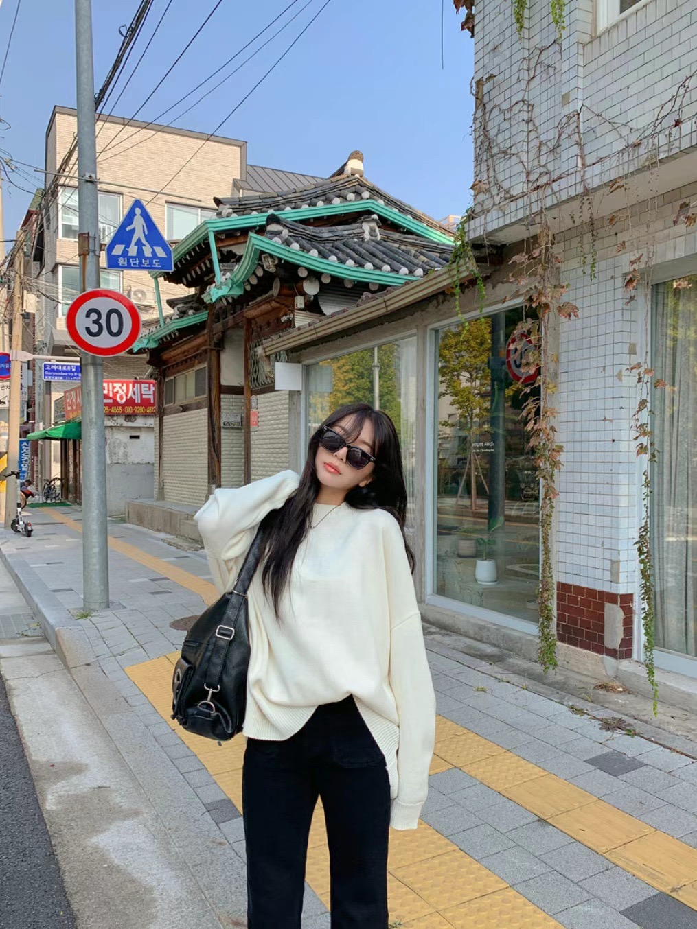 NADRI-나드리-OT韓國直郵東大門實拍女裝新品人氣長袖T恤NADRI長袖T恤