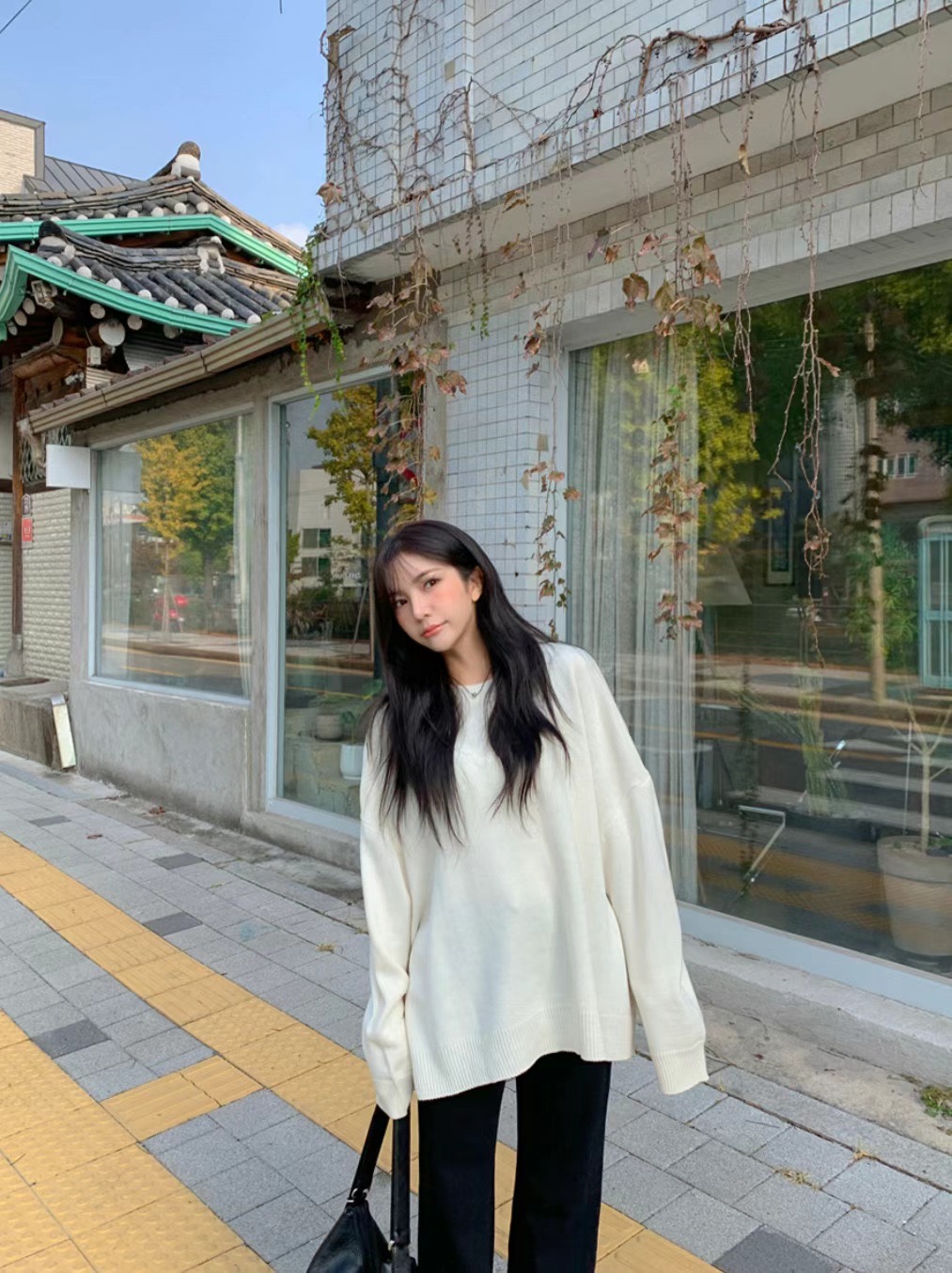 NADRI-나드리-OT韓國直郵東大門實拍女裝新品人氣長袖T恤NADRI長袖T恤圖色1