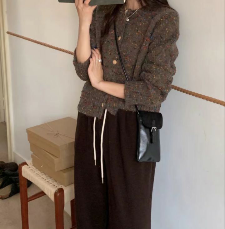TROUVAILLE直郵韓國代購女裝新品時尚熱賣職業休閑單肩斜跨包TROUVAILLE單肩/斜跨包圖色4