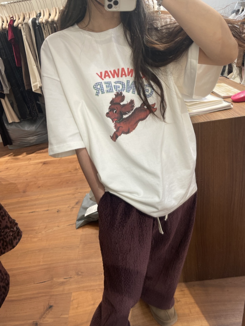 BARCE LONA韓國直郵女裝新品真品休閑推薦人氣時尚T恤格紋BARCE LONAT恤