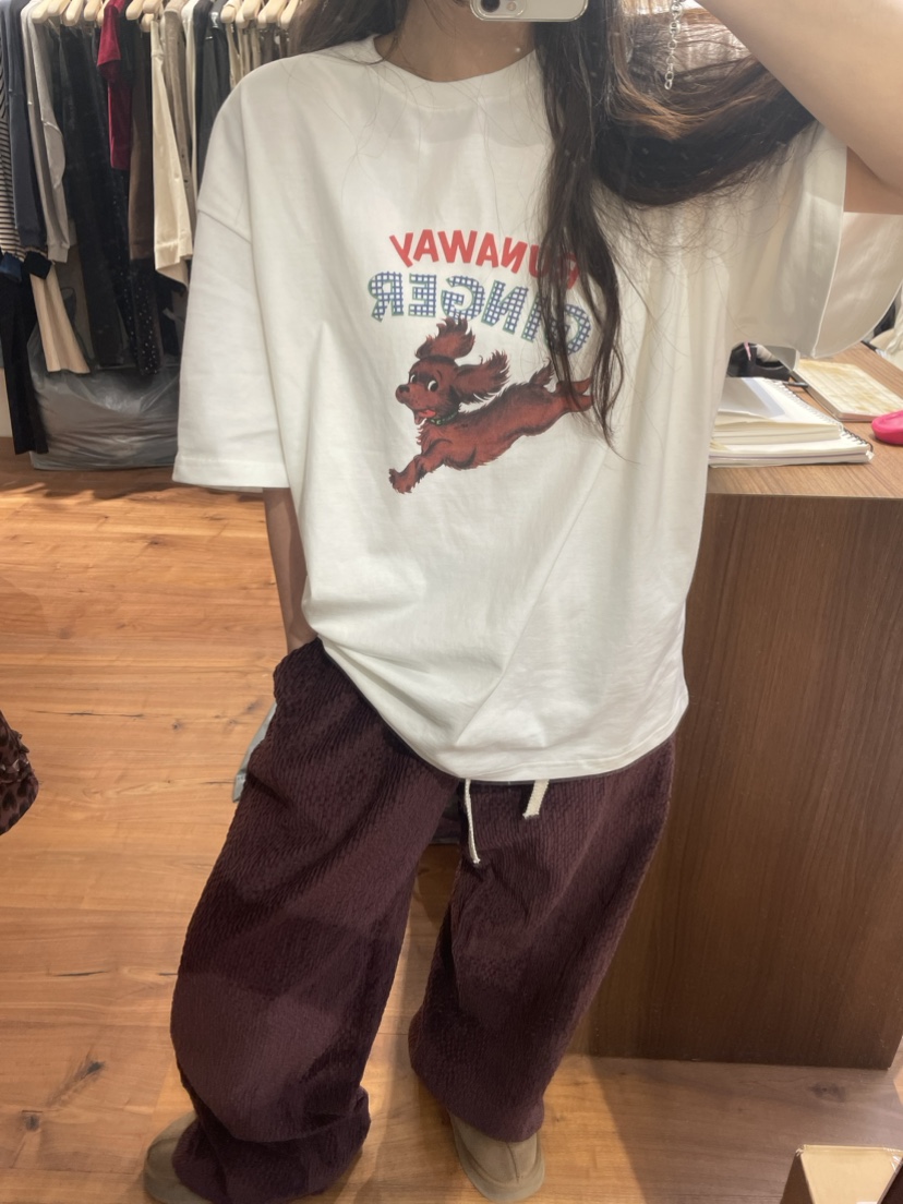 BARCE LONA韓國直郵女裝新品真品休閑推薦人氣時尚T恤格紋BARCE LONAT恤