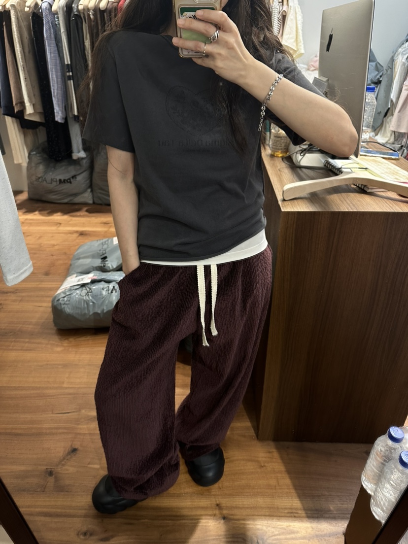 BARCE LONA直郵韓國代購女裝新品24秋冬推薦時尚真品T恤BARCE LONAT恤