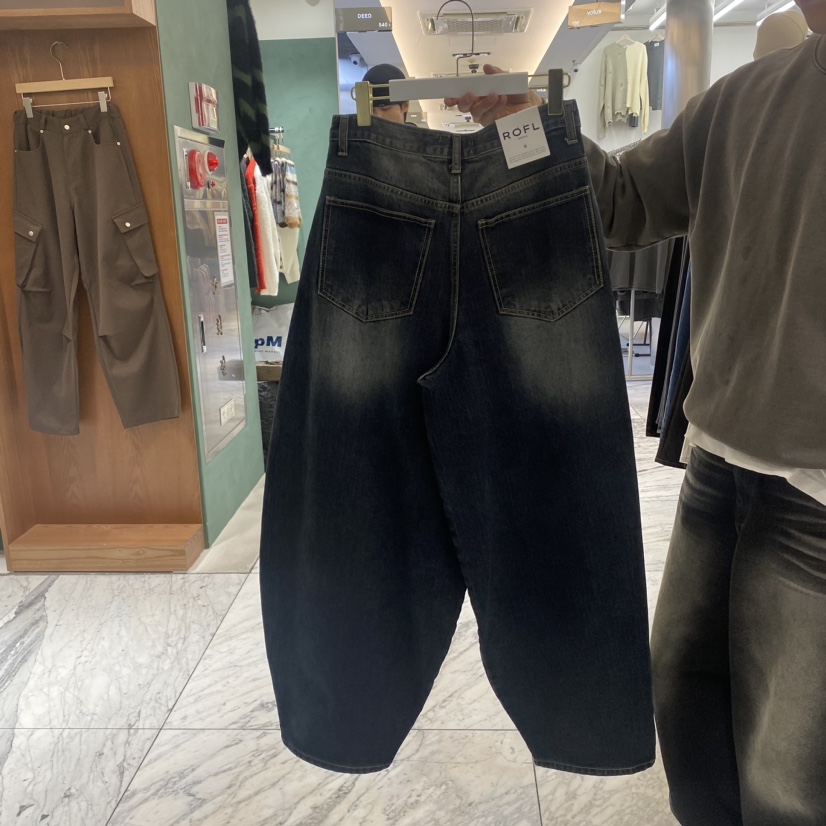 RAON韓國直郵女裝新品24秋冬時尚休閑熱賣職業真品牛仔褲ROFL牛仔褲