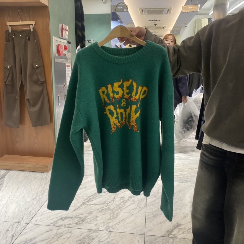 RAON直郵韓國代購女裝新品推薦休閑人氣熱賣24秋冬時尚毛衣ROFL毛衣