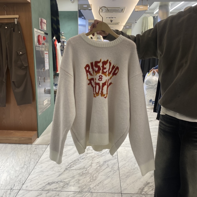 RAON直郵韓國代購女裝新品推薦休閑人氣熱賣24秋冬時尚毛衣ROFL毛衣圖色3