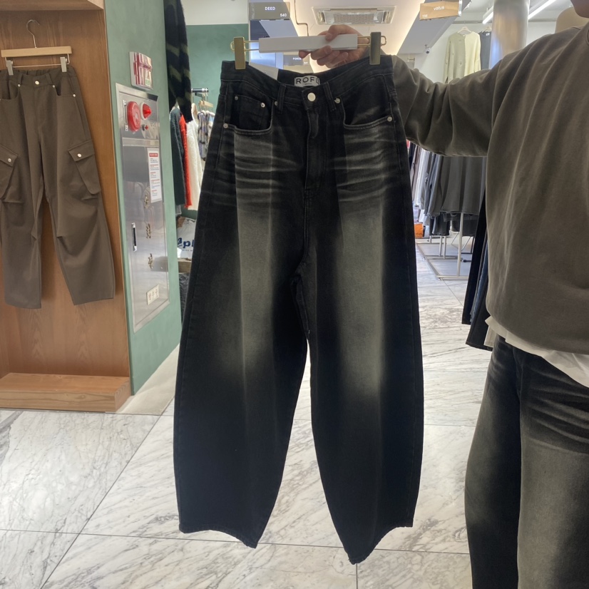 RAON韓國直郵女裝新品真品推薦時尚職業人氣24秋冬牛仔褲ROFL牛仔褲
