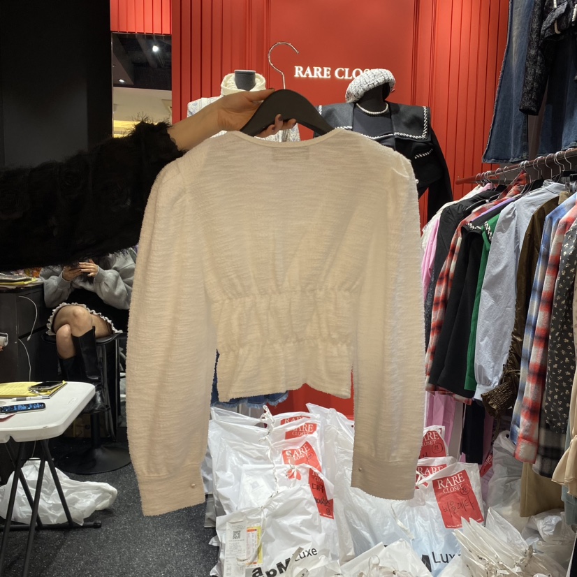 Rare Closet韓國直郵東大門實拍女裝新品推薦熱賣休閑長袖T恤RARE CLOSET長袖T恤