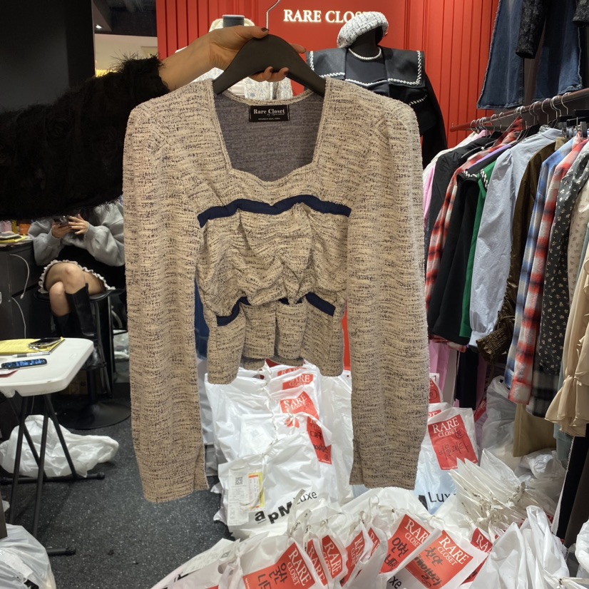 Rare Closet韓國直郵東大門實拍女裝新品推薦熱賣休閑長袖T恤RARE CLOSET長袖T恤圖色3