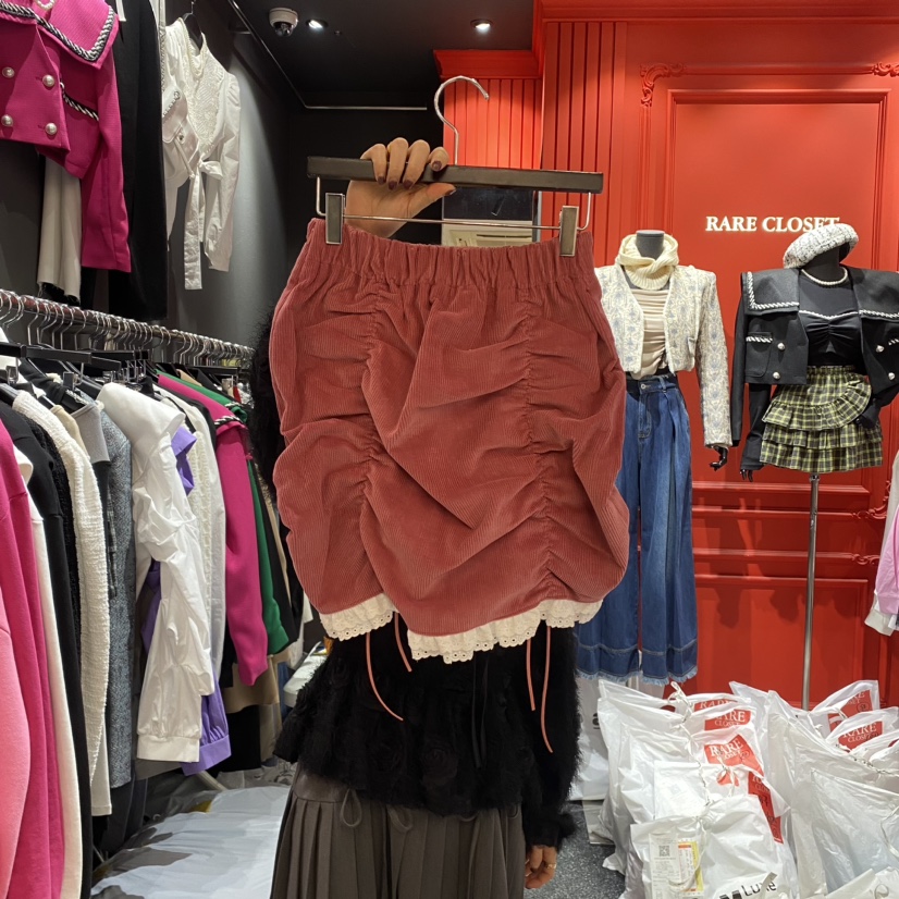 Rare Closet韓國直郵東大門代購女裝新品真品職業短裙蕾絲RARE CLOSET短裙