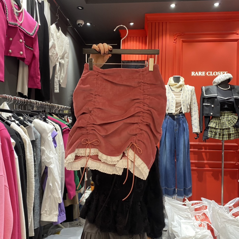 Rare Closet韓國直郵東大門代購女裝新品真品職業短裙蕾絲RARE CLOSET短裙