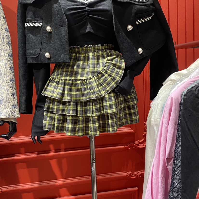 Rare Closet韓國直郵東大門代購女裝新品人氣24秋冬短裙RARE CLOSET短裙