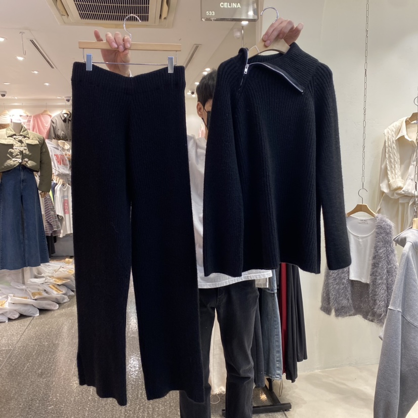 CELI_NA韓國直郵東大門實拍女裝新品休閑職業時尚人氣真品套裝CELI_NA套裝圖色3
