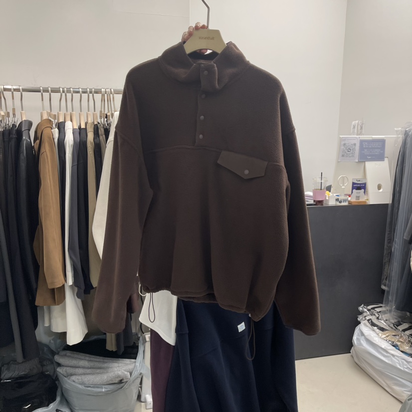 sea sand salt韓國直郵東大門實拍女裝新品真品衛衣燈芯絨加絨EYEL衛衣圖色2