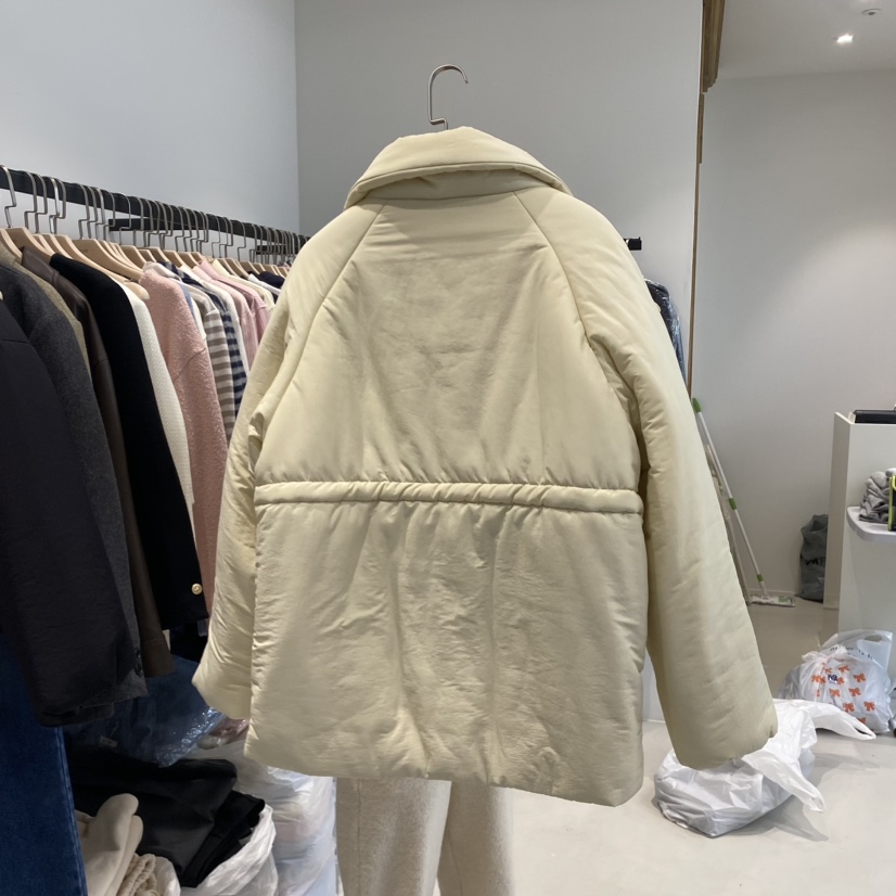 Bread韓國直郵女裝新品休閑推薦24秋冬人氣熱賣短款棉服填充BREAD短款棉服