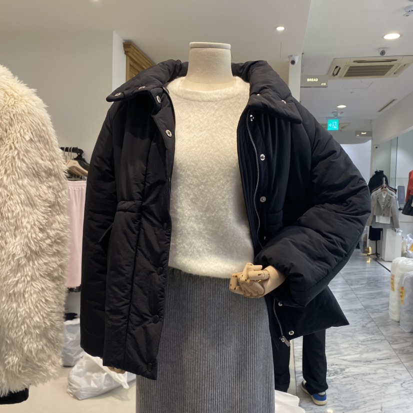 Bread韓國直郵女裝新品休閑推薦24秋冬人氣熱賣短款棉服填充BREAD短款棉服圖色2