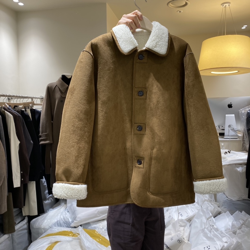 GARDEN韓國直郵東大門代購女裝新品熱賣時尚短款大衣兩面穿GARDEN短款大衣