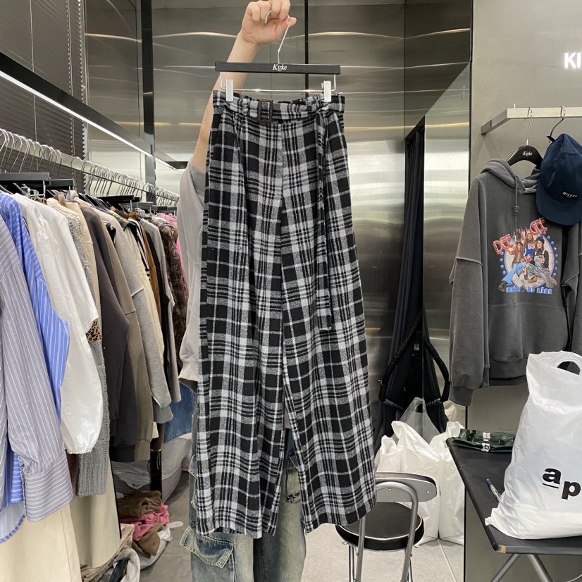 KirKe韓國直郵東大門代購女裝新品職業熱賣時尚休閑推薦休閑褲KIRKE休閑褲圖色1