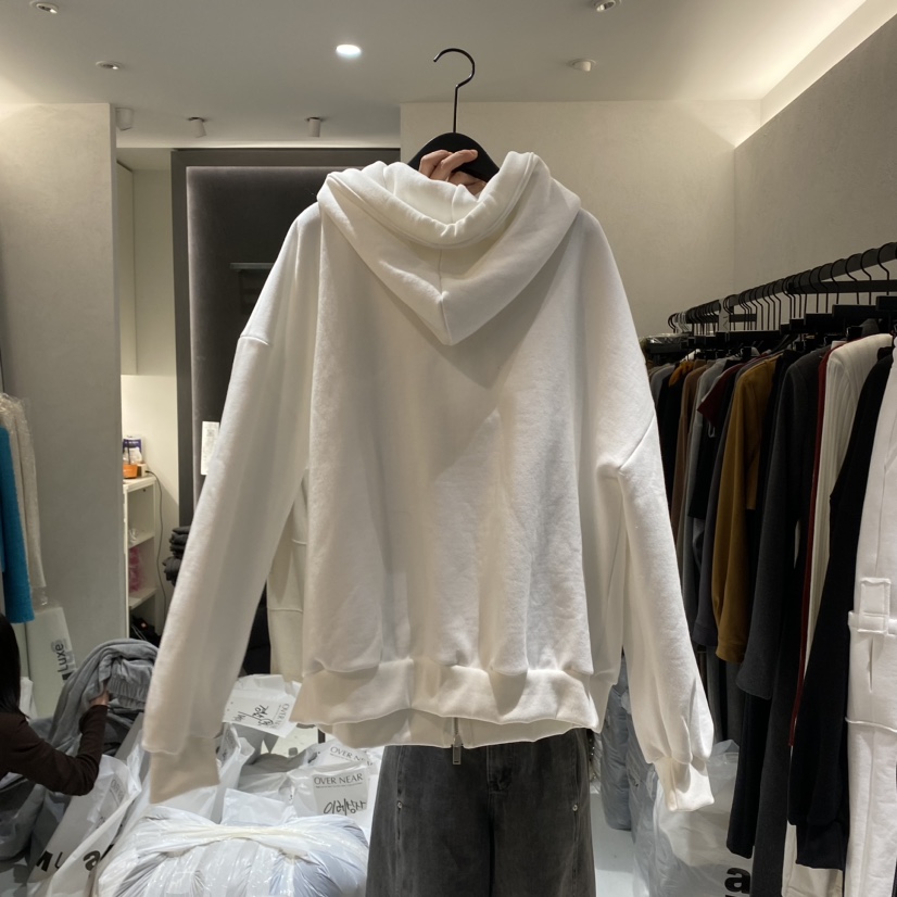NAME VALUE韓國直郵女裝新款推薦時尚職業真品衛衣加絨復古OVER NEAR衛衣