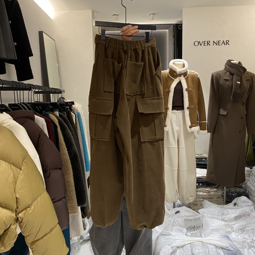 NAME VALUE韓國直郵東大門實拍女裝新品職業人氣休閑休閑褲OVER NEAR休閑褲