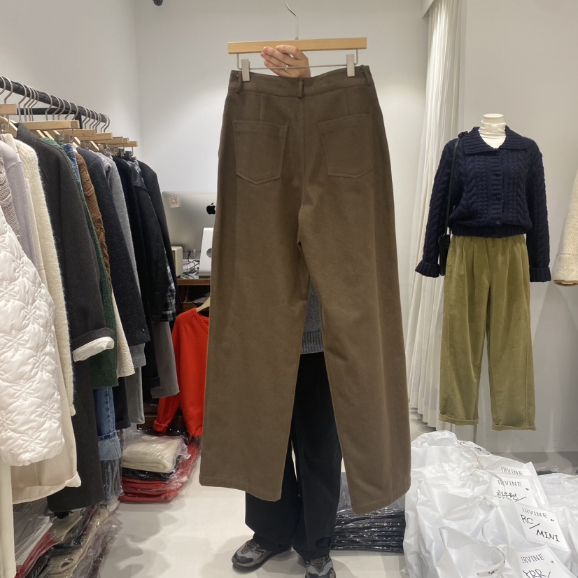 IRVINE韓國直郵女裝新款職業推薦熱賣休閑真品24秋冬休閑褲IRVINE休閑褲