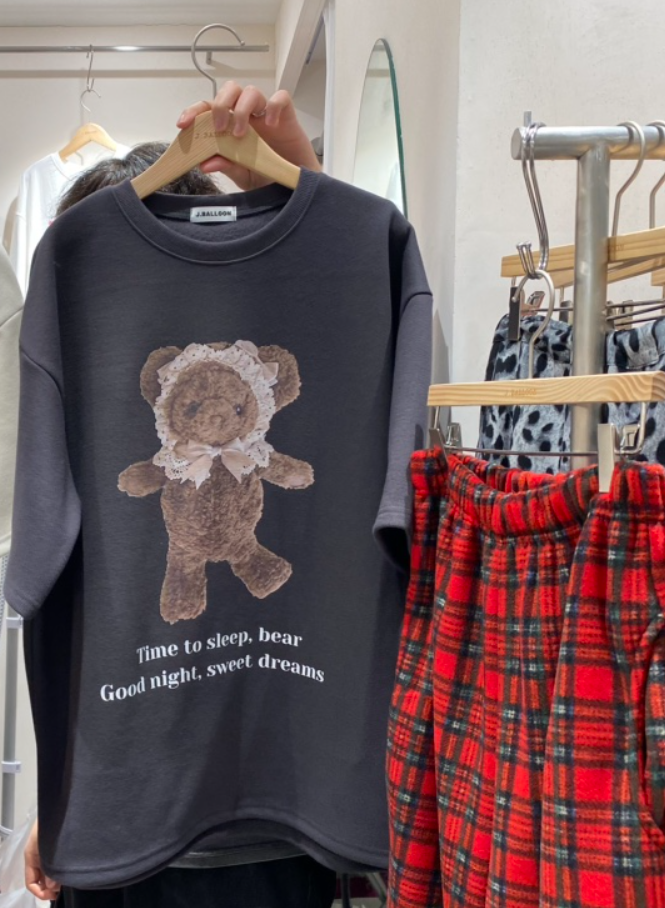 J.BALLOON韓國直郵東大門代購女裝新品熱賣真品職業T恤加絨J.BALLOONT恤圖色2