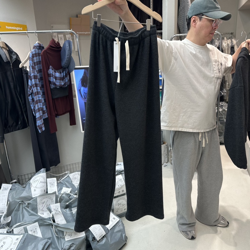 humming bird韓國直郵女裝新款休閑熱賣推薦24秋冬休閑褲HUMMING BIRD休閑褲圖色3