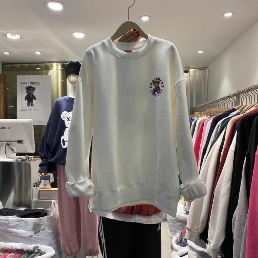 THE LOT/ LOT直郵韓國代購女裝新品時尚熱賣職業衛衣加絨THE LOT/ LOT衛衣圖色2