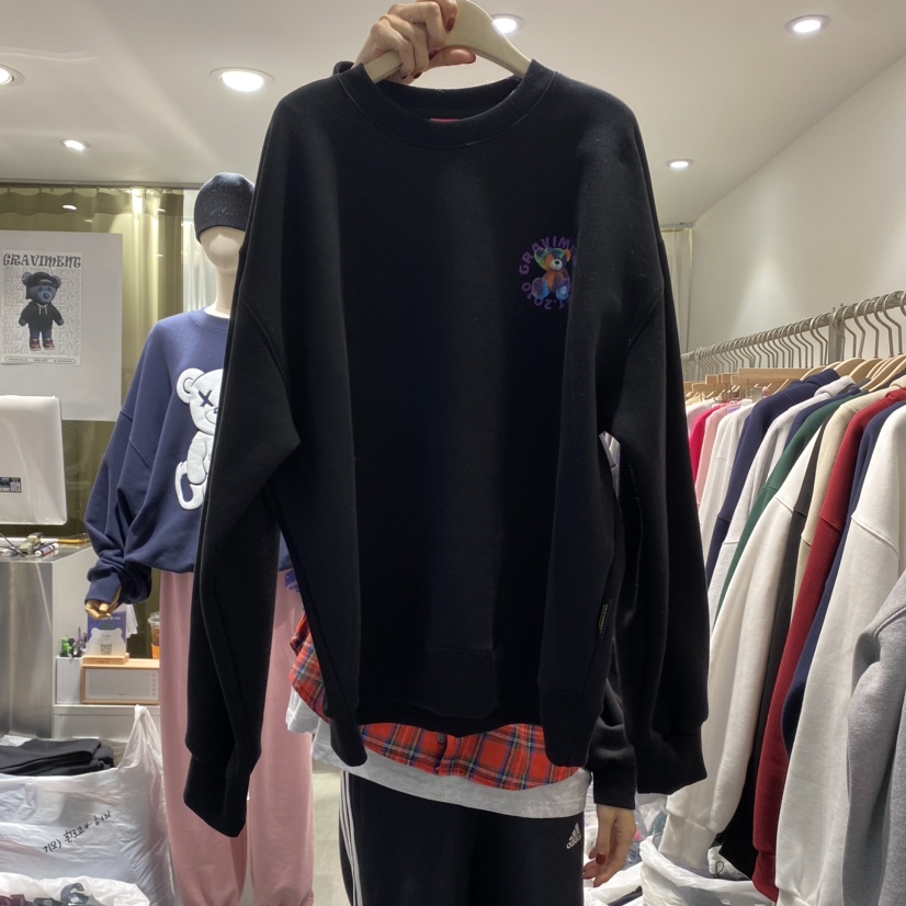 THE LOT/ LOT直郵韓國代購女裝新品時尚熱賣職業衛衣加絨THE LOT/ LOT衛衣圖色3
