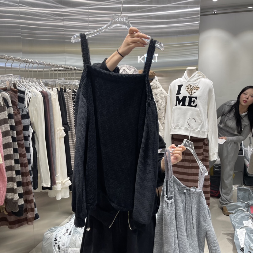 KiKi韓國直郵女裝新品職業24秋冬真品時尚熱賣推薦針織衫KIKI針織衫圖色2