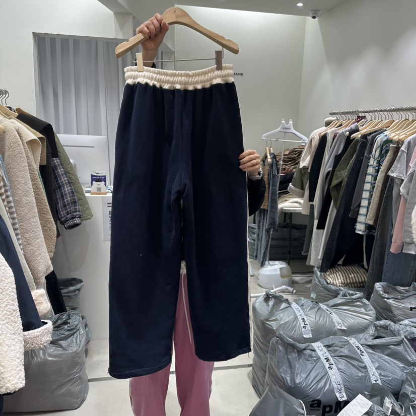 URBANE-P直郵韓國代購女裝新款推薦時尚24秋冬休閑褲加絨URBANE-P休閑褲